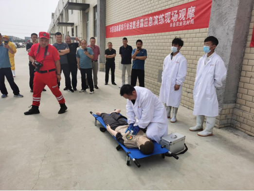 丰县举办畜禽屠宰行业应急演练现场观摩与培训专项活动